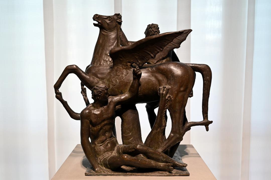 Arturo Martini (1926–1935), Die Kraft. Die Helden (Bozzetto für das Denkmal Duke of Aosta), Turin, Galleria civica d'arte moderna e contemporanea (GAM Torino), Saal 6, 1934