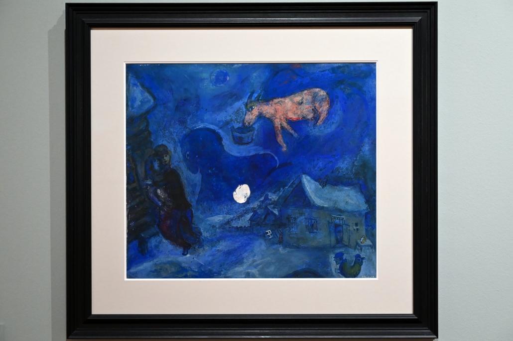 Marc Chagall (1910–1972), In meinem Dorf, Turin, Galleria civica d'arte moderna e contemporanea (GAM Torino), Saal 11, 1943