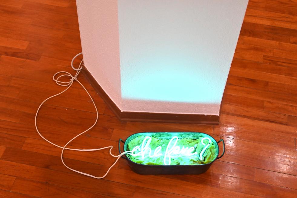Mario Merz (1967&ndash;1982), Was ist zu tun ?, Turin, Galleria civica d'arte moderna e contemporanea (GAM Torino), Saal 19, 1968, Bild 2/3