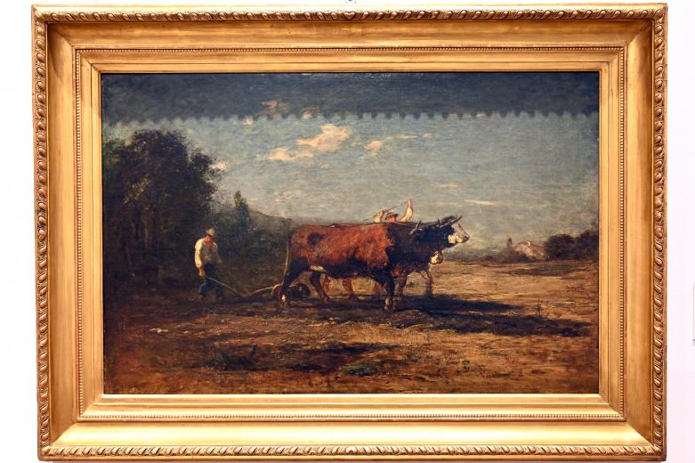 Antonio Fontanesi (1862–1870), Die Arbeit, Turin, GAM Torino, Ausstellung "Natur und Wahrheit" vom 09.07.-17.10.2021, 1868–1872, Bild 1/2