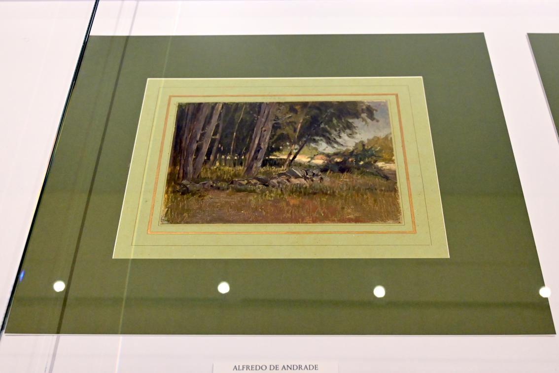 Alfredo d’Andrade (1867–1871), Studie für "Rivara - Wald mit Hanfsammlern", Turin, GAM Torino, Ausstellung "Natur und Wahrheit" vom 09.07.-17.10.2021, 1868–1869