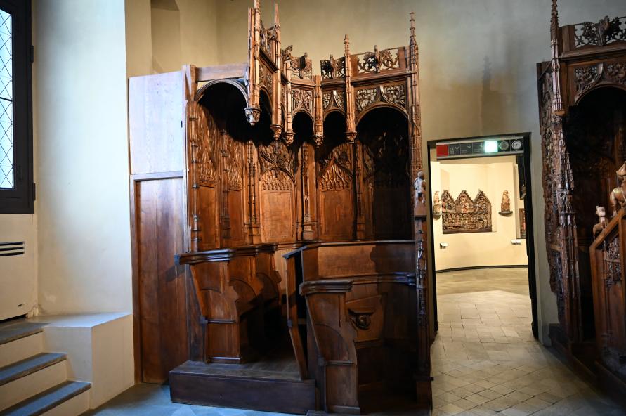 Chorgestühl, Revello, Kloster Staffarda, jetzt Turin, Museo civico d'arte antica, Saal 2, Undatiert, Bild 4/7