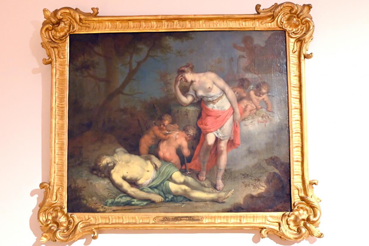 Januarius  Zick (1752–1794), Venus beklagt den Tod des Adonis, Mainz, Landesmuseum, Mainzer Barock, um 1757–1758