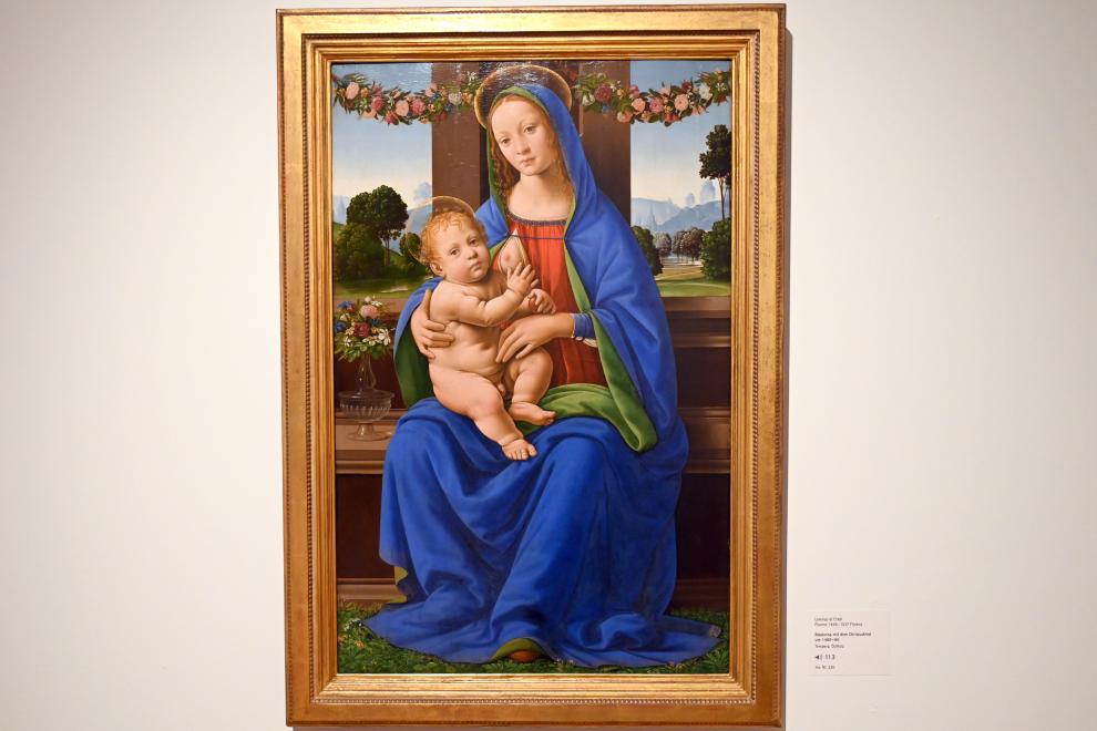 Lorenzo di Credi (1480–1520), Madonna mit dem Christuskind, Mainz, Landesmuseum, Schaudepot, um 1480–1490