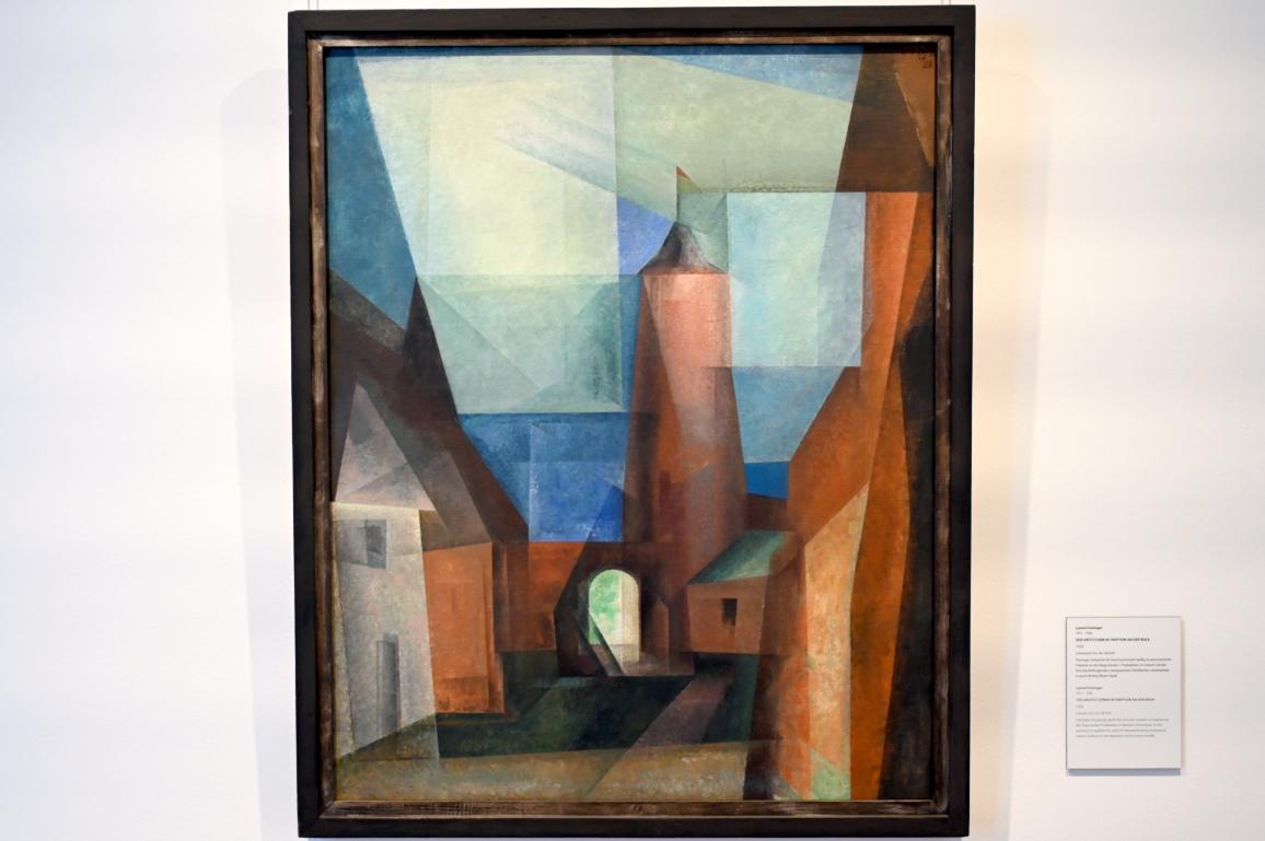 Lyonel Feininger (1907–1940), Der Grützturm in Treptow an der Rega, Darmstadt, Hessisches Landesmuseum, Saal 6, 1928