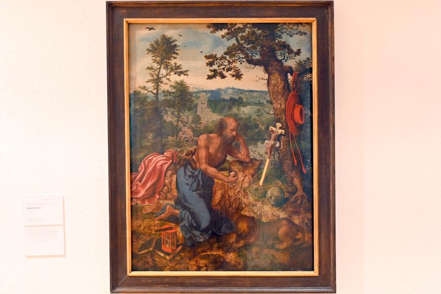 Jan van Amstel (1530–1540), Heiliger Hieronymus, Wiesbaden, Museum Wiesbaden, Sakrale Kunst, um 1530