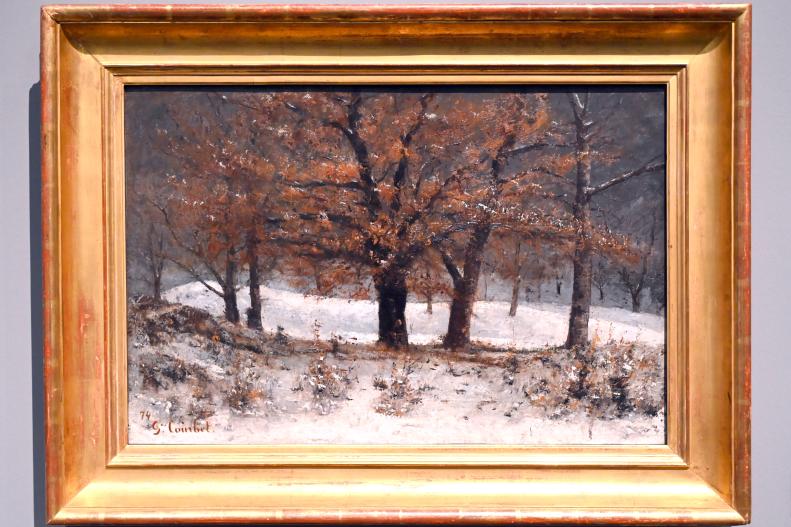Gustave Courbet (1849&ndash;1874), Ansicht des Parc des Crêtes oberhalb von Clarens, Köln, Wallraf-Richartz-Museum, 19. Jahrhundert - Saal 5, 1874