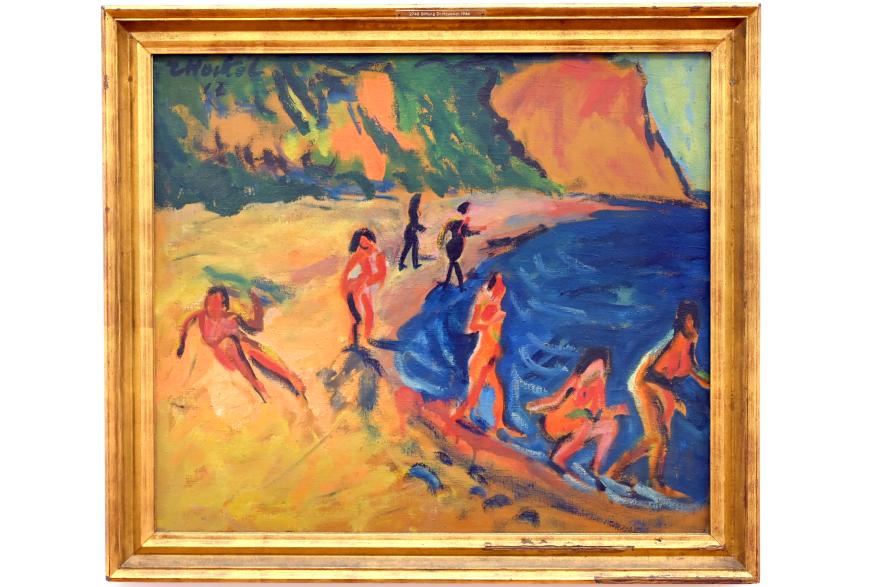 Erich Heckel (1906&ndash;1958), Strand (Badende), Köln, Museum Ludwig, 02.05, 1912
