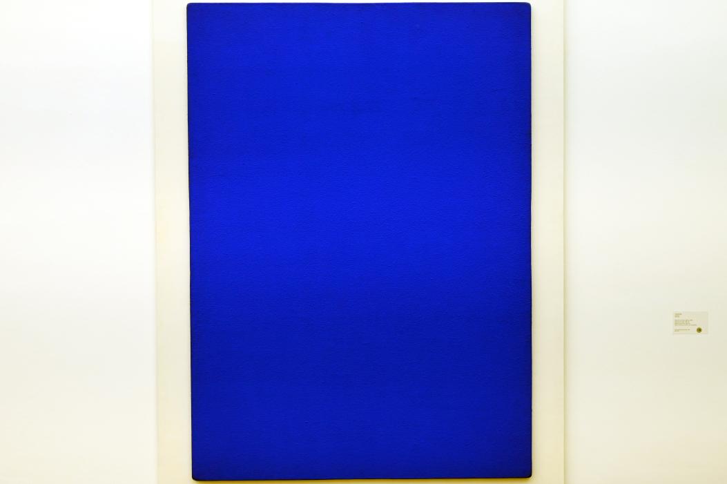 Yves Klein (1956–1962), Monochrom blau: IKB 73, Köln, Museum Ludwig, 01.18, 1961