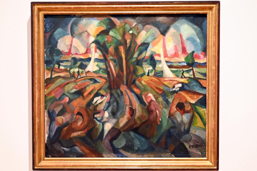 Paul Adolf Seehaus (1913&ndash;1914), Rheinischer Industriehafen, Bonn, Kunstmuseum Bonn, Saal 5, 1913