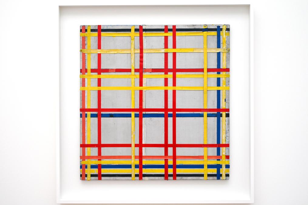 Piet Mondrian (1908–1942), New York City I, Düsseldorf, Kunstsammlung K20, Saal 6, nach 1940