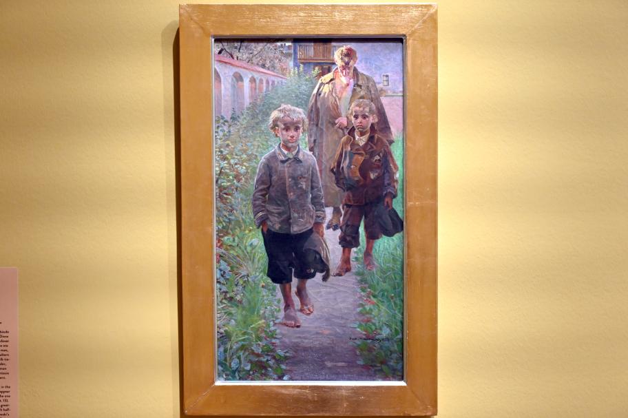 Jacek Malczewski (1876&ndash;1917), Meine Modelle, München, Kunsthalle, Ausstellung "Polnischer Symbolismus um 1900" vom 25.03.-07.08.2022, Saal 5 - Frühlingserwachen, 1897