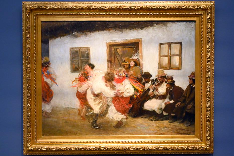 Teodor Axentowicz (1895–1909), Kołomyjka, München, Kunsthalle, Ausstellung "Polnischer Symbolismus um 1900" vom 25.03.-07.08.2022, Saal 7 - Tradition und Religion, 1895