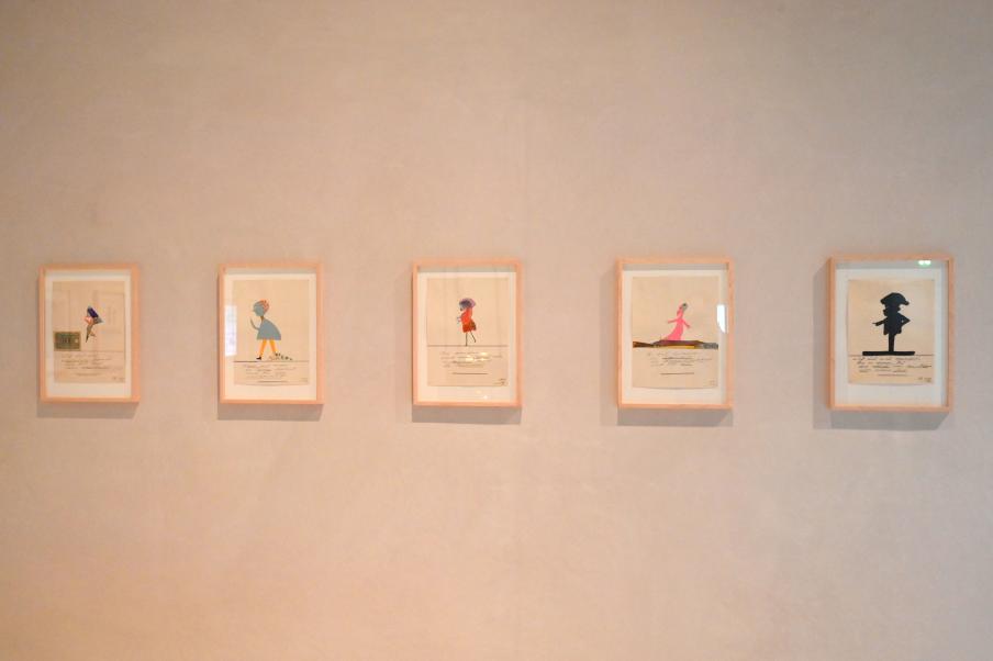 John Elsas (1930), Arbeiten auf Papier, Köln, Museum Kolumba, Ausstellung "In die Weite – Aspekte jüdischen Lebens in Deutschland" vom 15.09.2021-15.08.2022, Raum 18, um 1925&ndash;1935, Bild 2/2