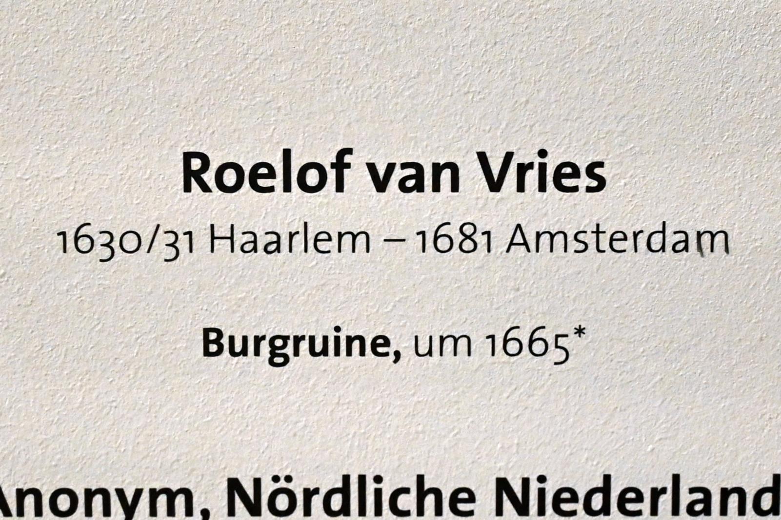 Roelof Jansz van Vries (1665), Burgruine, Zwickau, Kunstsammlungen, Altmeisterliches, um 1665, Bild 2/2