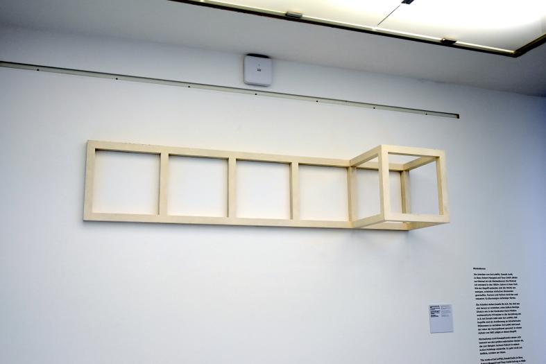 Sol LeWitt (1962&ndash;1970), Ohne Titel (Wandobjekt), Ulm, Museum Ulm, Saal 7c, 1969&ndash;1970, Bild 3/4