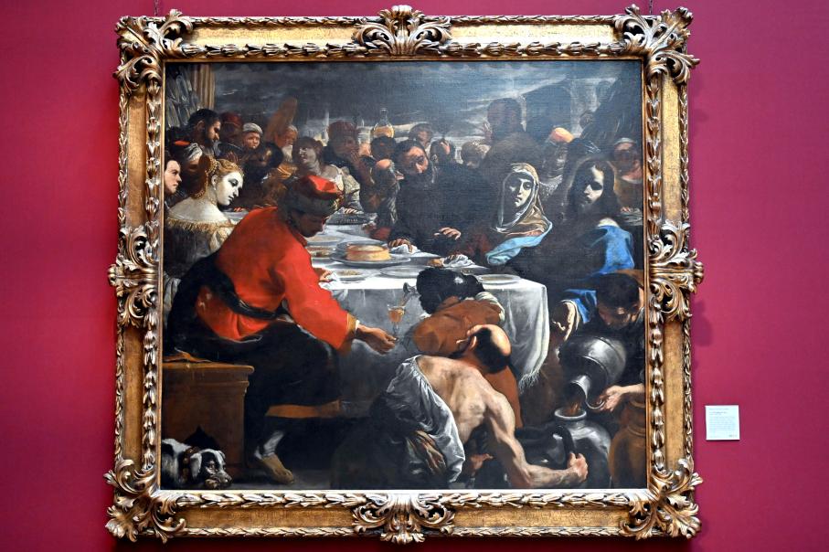 Mattia Preti (1632&ndash;1699), Die Hochzeit zu Kana, London, National Gallery, Saal 32, um 1655&ndash;1660