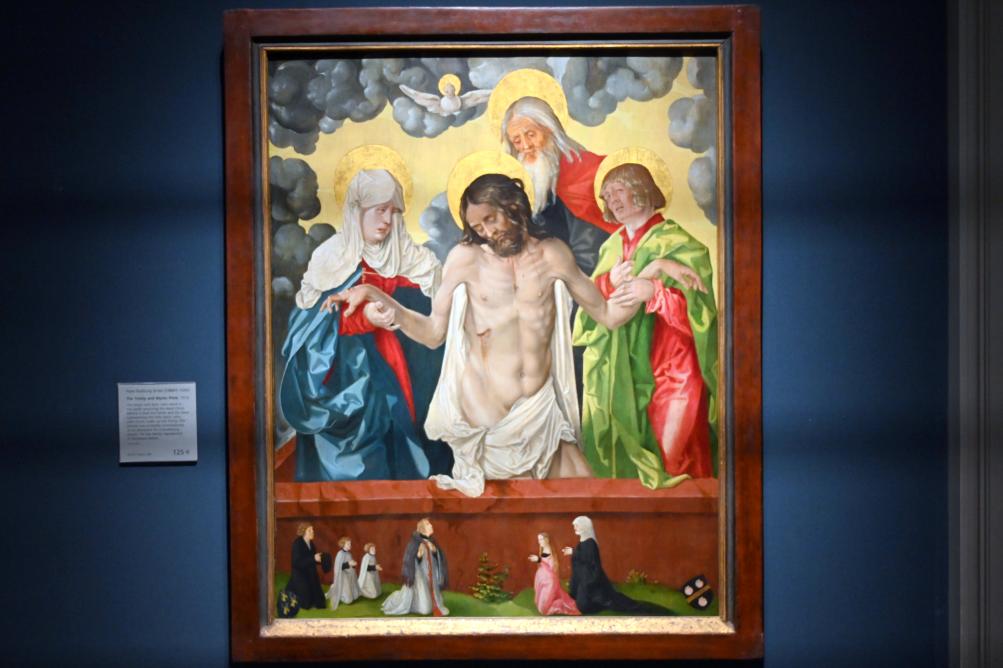 Hans Baldung Grien (1500–1544), Heilige Dreifaltigkeit und mystische Pietà, London, National Gallery, Saal 17, 1512