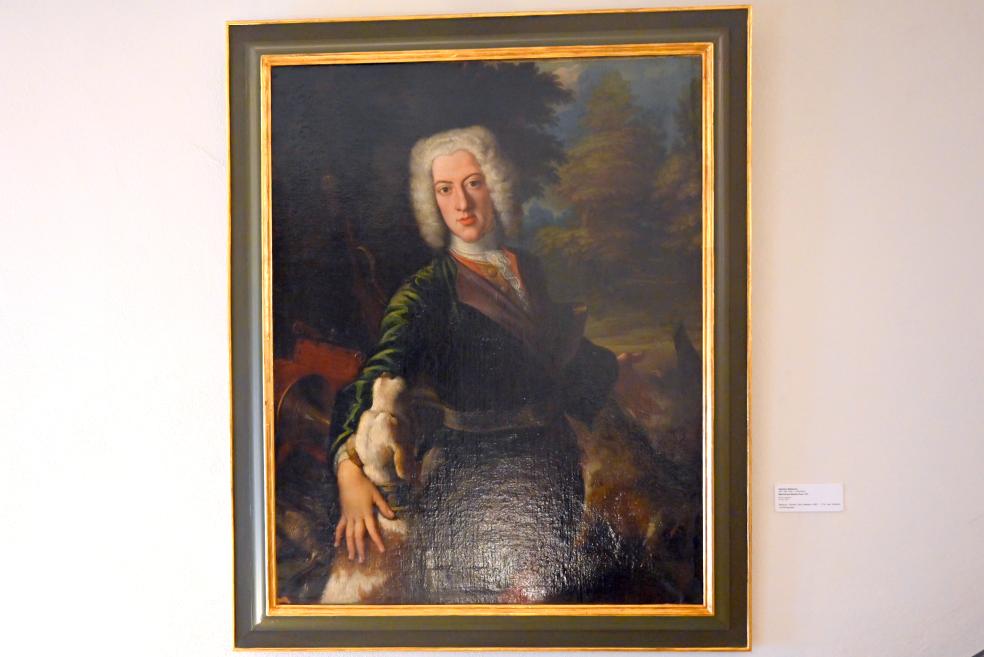 Agostino Masucci (1721–1735), Männliches Bildnis, Coburg, Kunstsammlungen der Veste Coburg, Treppenhaus 1, 1721