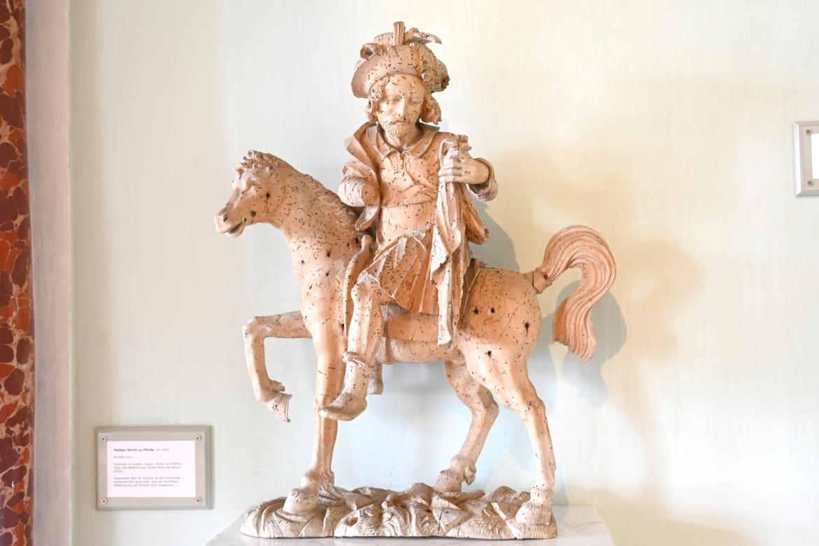 Michael Zürn der Ältere (1614&ndash;1650), Heiliger Martin zu Pferde, Überlingen, Städtisches Museum, Kleiner Barocksaal, um 1620