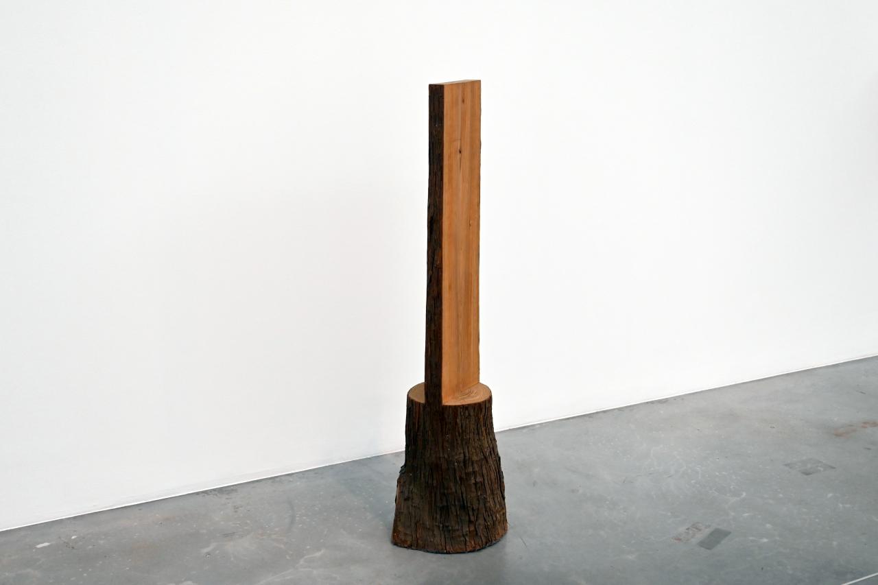 Jirō Takamatsu (1970–1971), Zedereinheit, London, Tate Gallery of Modern Art (Tate Modern), Materials and Objects 5, 1970, Bild 2/3