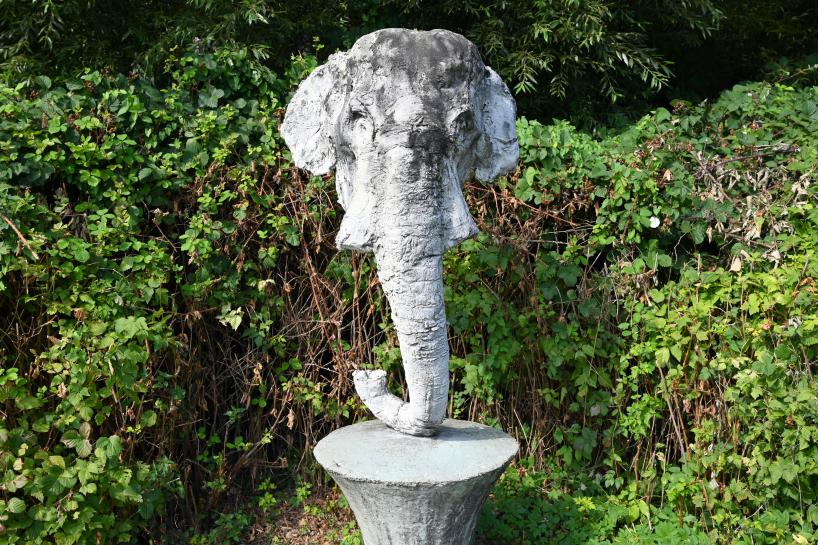 Johannes Brus (1970&ndash;2009), Elefantenkopf, Schleswig, Landesmuseum für Kunst und Kulturgeschichte, Außenbereich, 2009&ndash;2010