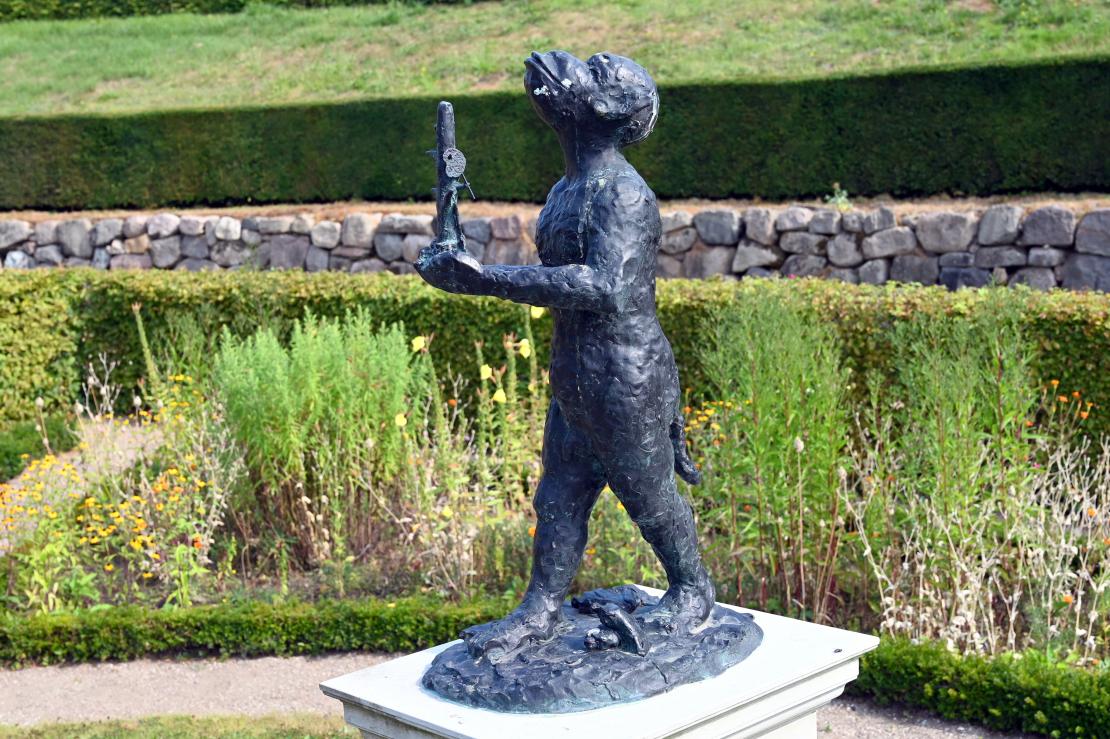 Jörg Immendorff (1965&ndash;2007), Kurt Schwitters, Schleswig, Landesmuseum für Kunst und Kulturgeschichte, Außenbereich, 2002, Bild 2/2