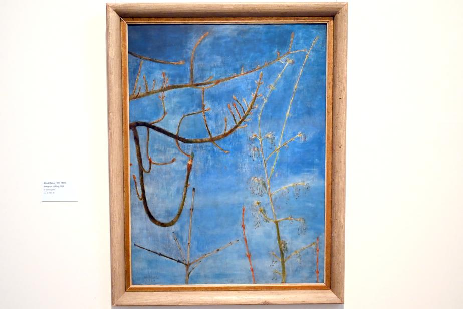 Alfred Mahlau (1927&ndash;1928), Zweige im Frühling, Schleswig, Landesmuseum für Kunst und Kulturgeschichte, Galerie der Klassischen Moderne, 1928
