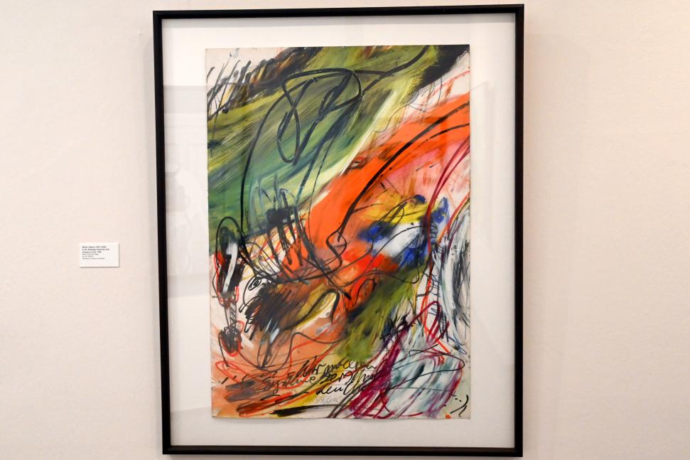 Walter Stöhrer (1960&ndash;1984), In der flüchtigen Hand der Zeit (Gregory Corso), Schleswig, Landesmuseum für Kunst und Kulturgeschichte, Galerie der Klassischen Moderne, 1984