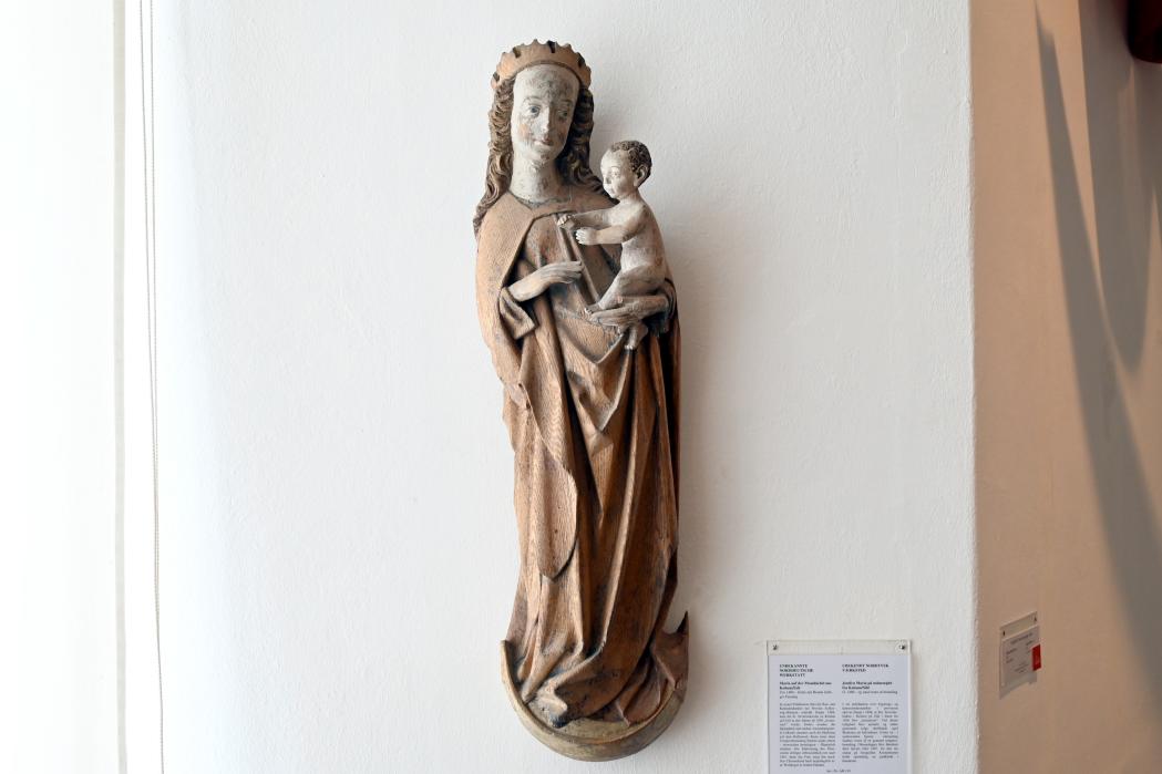 Maria auf der Mondsichel, Keitum, Kirche St. Severin, jetzt Schleswig, Landesmuseum für Kunst und Kulturgeschichte, Saal 1, um 1480