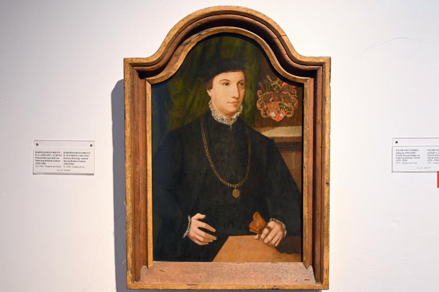 Bartholomäus Bruyn der Ältere (Schule) (1550), Portrait Herzog Adolf von Schleswig-Holstein-Gottorf (1526-1586), Schleswig, Landesmuseum für Kunst und Kulturgeschichte, Saal 5, um 1550