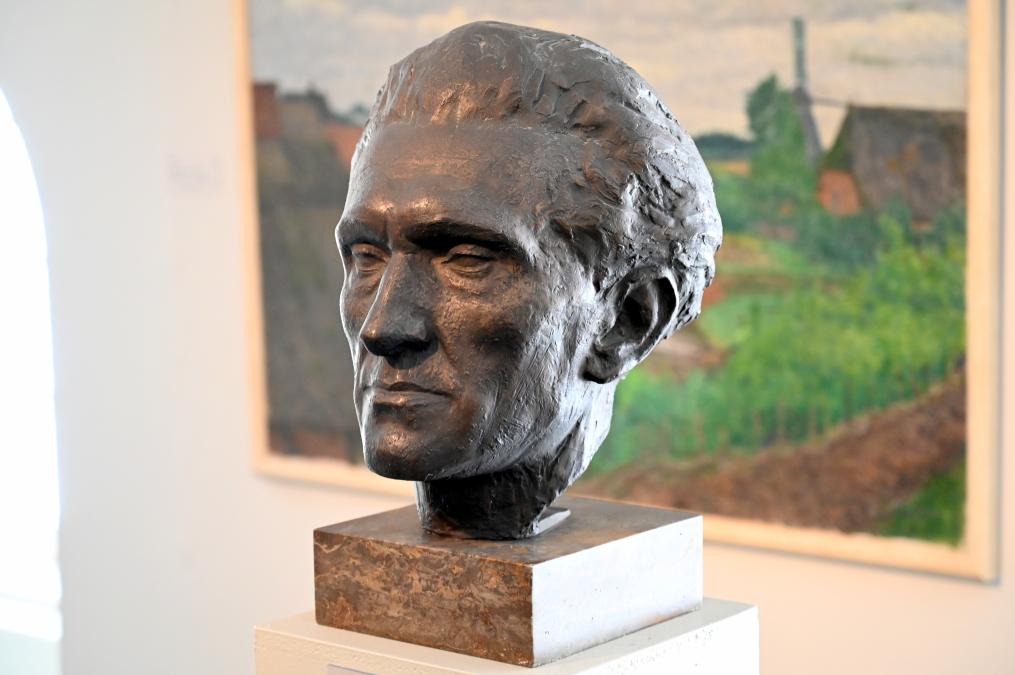 Hans Schwegerle (1906&ndash;1936), Portrait Stefan George, Schleswig, Landesmuseum für Kunst und Kulturgeschichte, Jugendstil, 1936, Bild 2/3