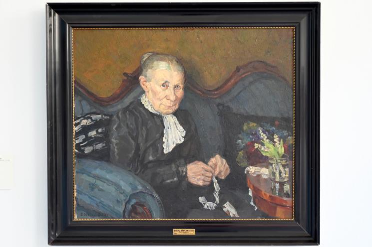 Bertha Dörflein-Kahlke (1915), Tante Auguste, Kiel, Kunsthalle, Künstlerinnen um 1900, 1915