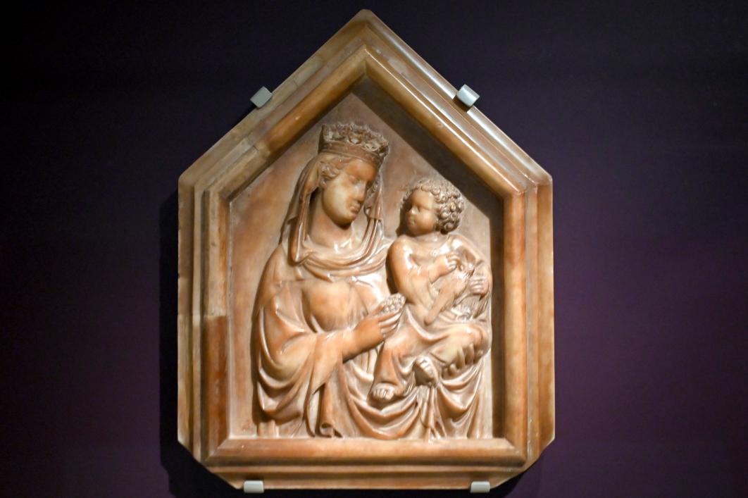 Tino di Camaino (1315&ndash;1335), Maria mit Kind, London, Victoria and Albert Museum, -1. Etage, Mittelalter und Renaissance, um 1330