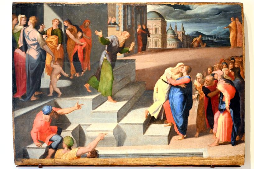 Pellegrino Tibaldi (1553), Mariä Heimsuchung, Urbino, Galleria Nazionale delle Marche, Obergeschoß Saal 8, 1553&ndash;1554