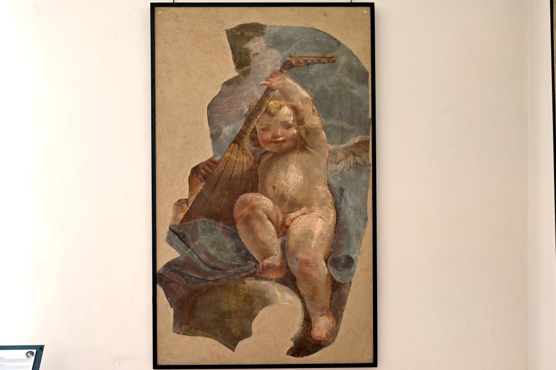 Vittorio Maria Bigari (1748–1750), Laute spielender Engel, Rimini, Chiesa di Sant'Agostino (di san Giovanni evangelista), jetzt Rimini, Stadtmuseum, Saal 3, Undatiert
