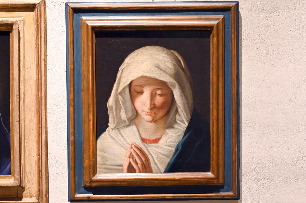 Giovanni Battista Salvi (Sassoferrato) (1638&ndash;1672), Betende Maria, Ancona, Pinacoteca civica Francesco Podesti, Obergeschoss Saal 10, Undatiert