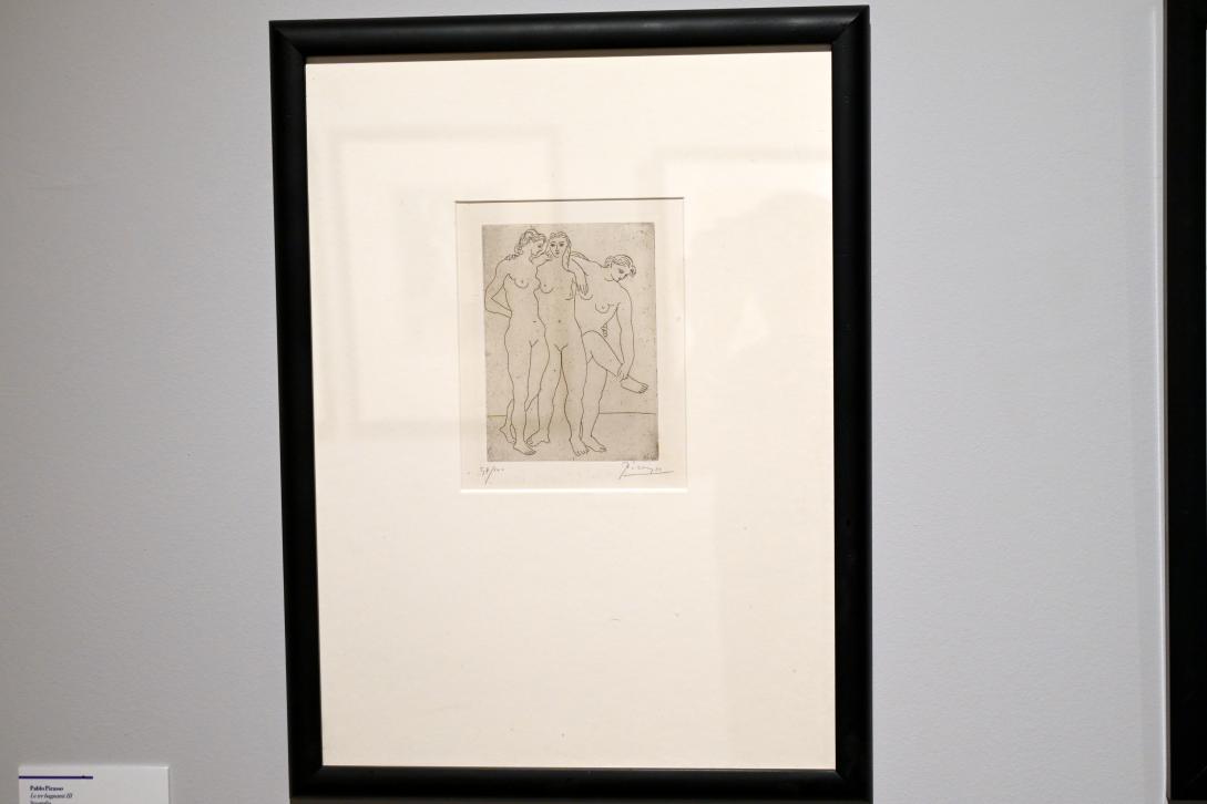 Pablo Picasso (1897&ndash;1972), Drei Badende III, Ancona, Pinacoteca civica Francesco Podesti, 2. Obergeschoss Saal 1, Undatiert, Bild 2/3