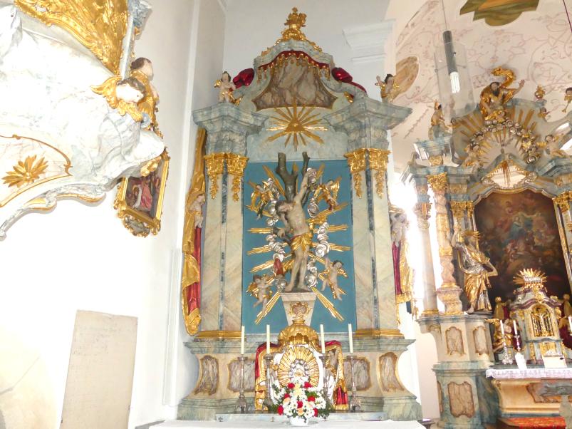 Johann Gebhard Gschwender (1732&ndash;1763), Sebastiansaltar, Pettenreuth, Pfarrkirche Mariä Himmelfahrt, 1748