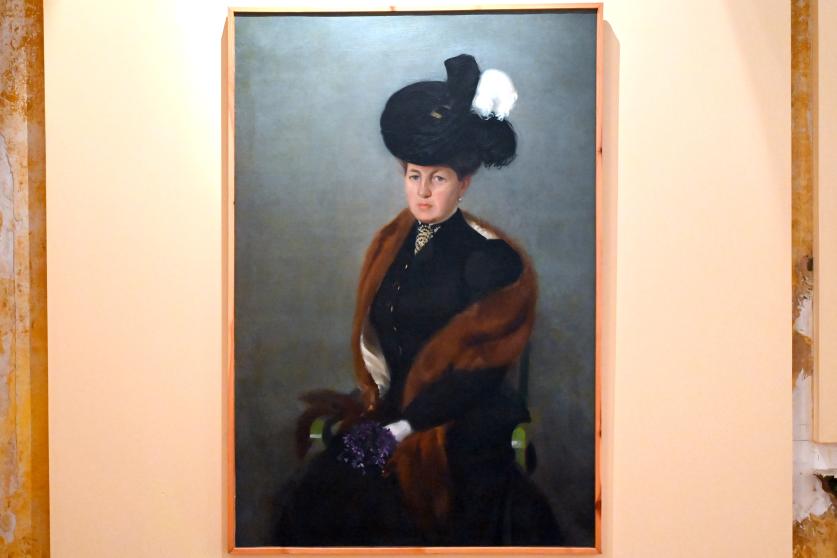 Piero Grizi (1907), Porträt der Mutter Gräfin Paolina Masciatelli, Jesi, Städtische Kunstgalerie, Obergeschoss Saal 3, 1907