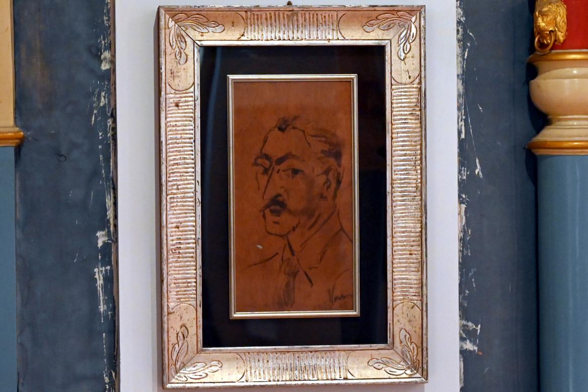 Filippo De Pisis (1923–1946), Porträt des Orfeo Tamburi, Jesi, Städtische Kunstgalerie, Obergeschoss Saal 6, Undatiert