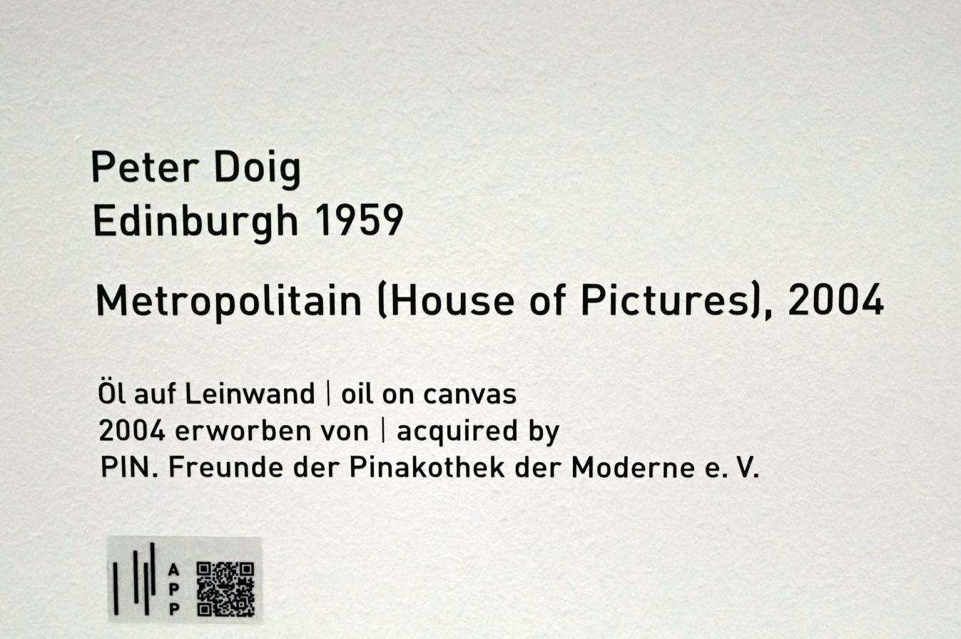 Peter Doig (1990&ndash;2008), Metropolitain (House of Pictures), München, Pinakothek der Moderne, Saal 32 2022, 2004, Bild 2/2
