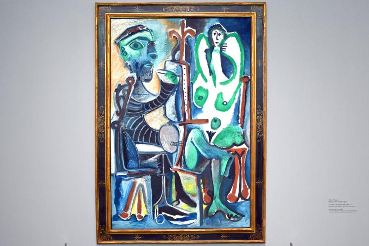 Pablo Picasso (1897–1972), Der Maler und sein Modell (Le peintre et son modèle), München, Pinakothek der Moderne, Saal 13 2022, 1963