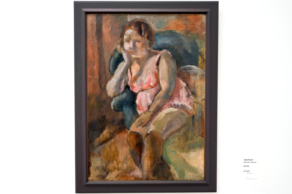 Jules Pascin (1923–1927), Marcelle, Paris, Musée d’art moderne de la Ville de Paris, Saal 8, um 1927