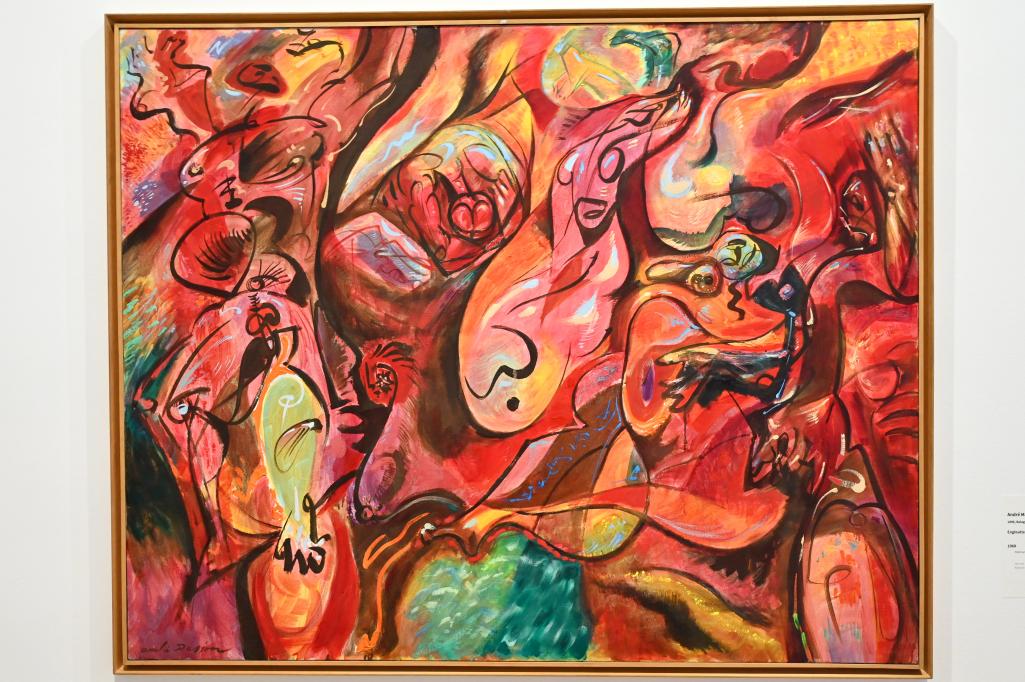 André Masson (1925&ndash;1968), Verschlingung, Paris, Musée d’art moderne de la Ville de Paris, Saal 10, 1968