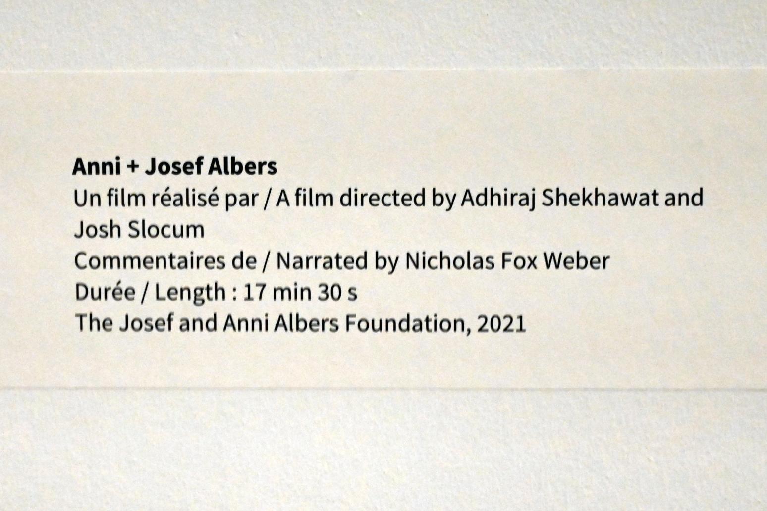 Anni + Josef Albers, Paris, Musée d’art moderne de la Ville de Paris, Saal 13, 1947, Bild 2/2