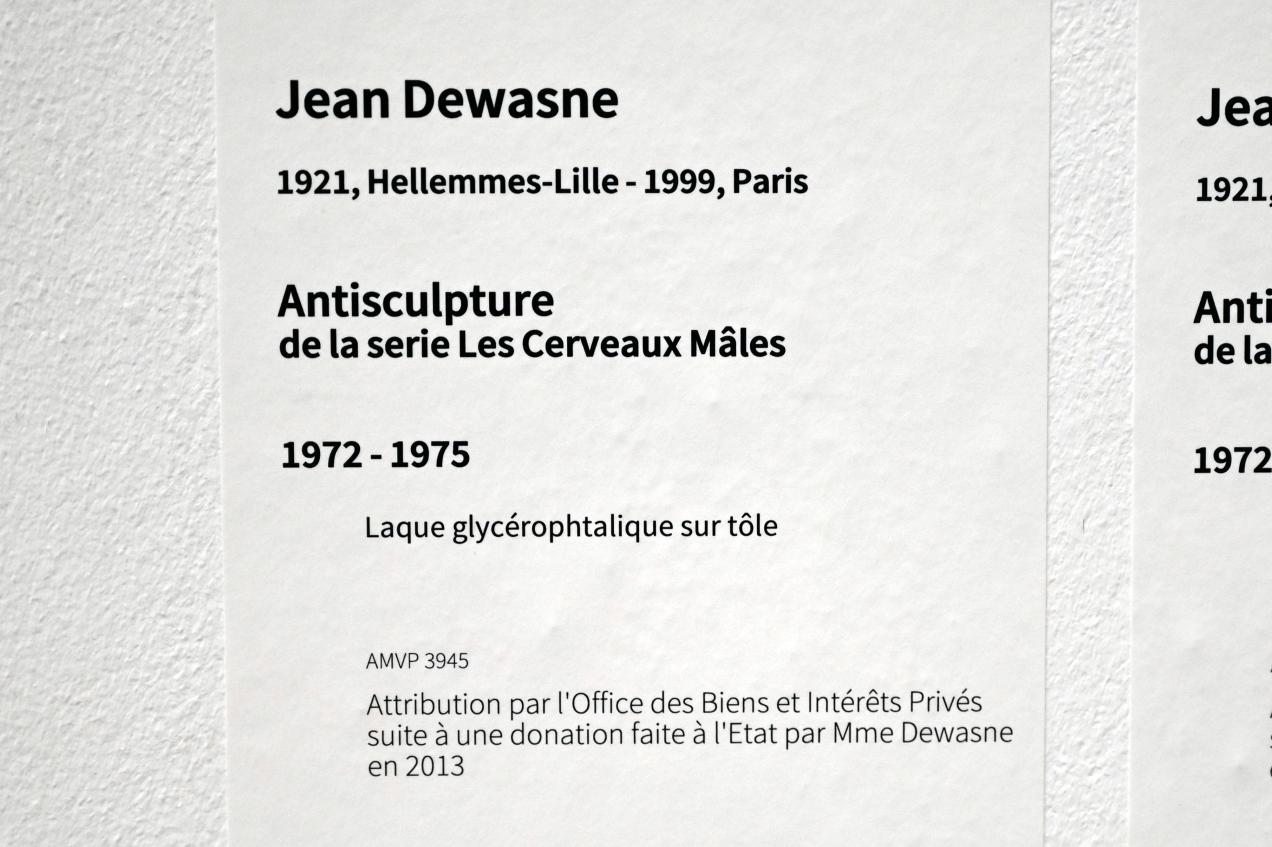 Jean Dewasne (1946&ndash;1980), Gegenskulptur, Paris, Musée d’art moderne de la Ville de Paris, Saal 14, 1972&ndash;1975, Bild 3/3