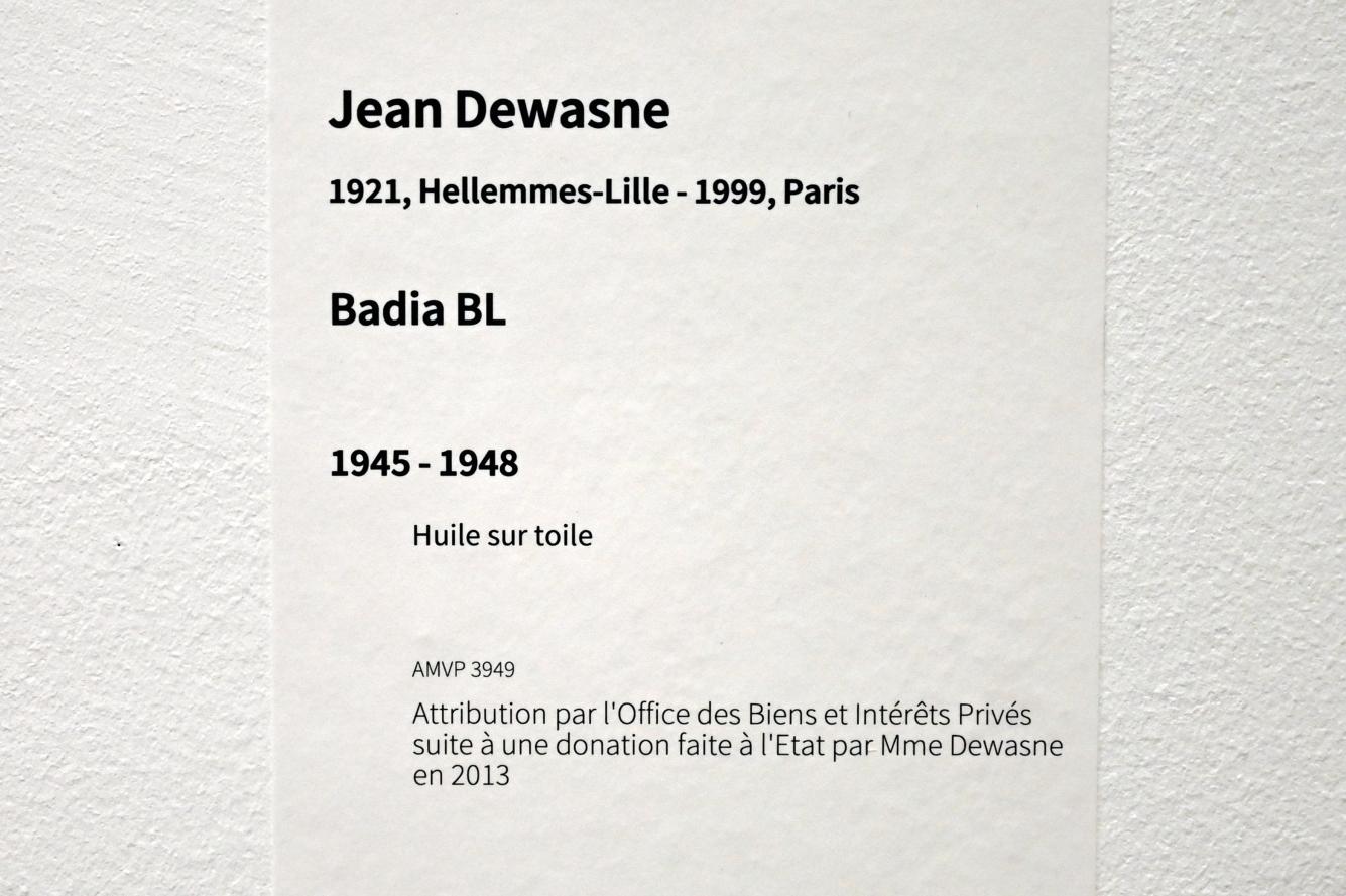 Jean Dewasne (1946&ndash;1980), Badia BL, Paris, Musée d’art moderne de la Ville de Paris, Saal 14, 1945&ndash;1948, Bild 2/2