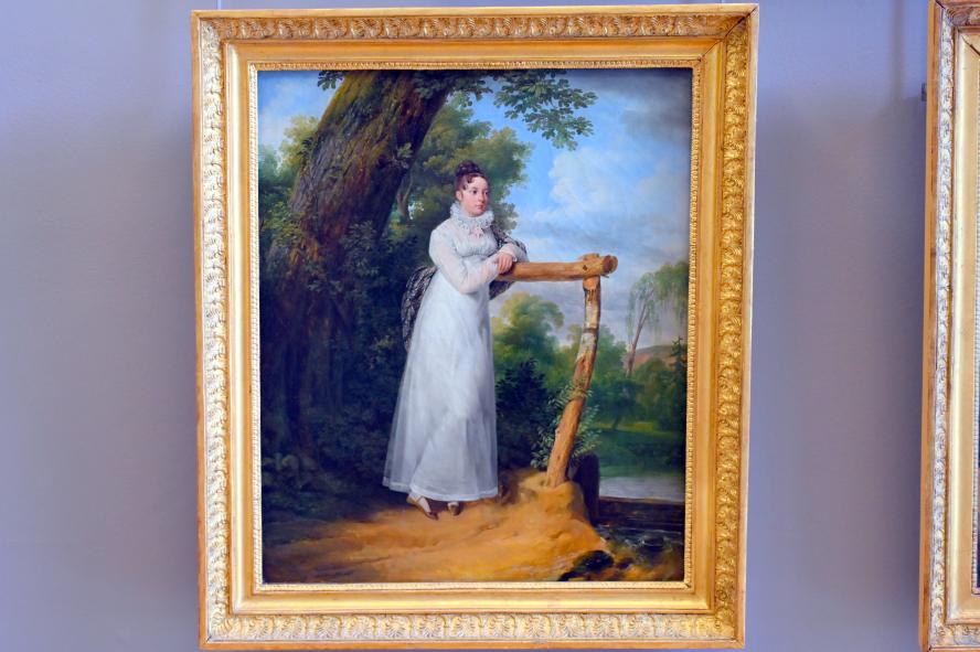 Horace Vernet (1810&ndash;1833), Porträt der Madame Philippe Lenoir, geborene Marie-Aspasie Jousserand (1792-1874), Paris, Musée du Louvre, Saal 938, 1814