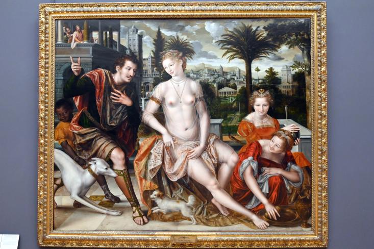 Jan Massys (1562–1565), David und Bathseba, Paris, Musée du Louvre, Saal 811, 1562
